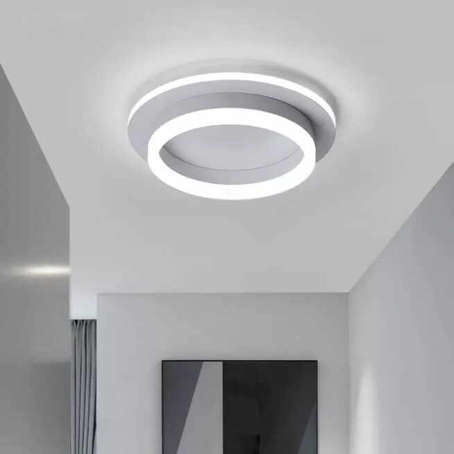 Lampă LED nordică pentru iluminat interior, 25cm x 9cm, Alb
