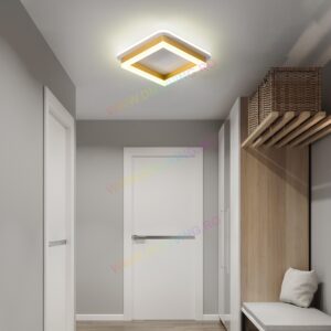 Lustră LED, design geometric si iluminare eficientă, 50W 6081F-GD, Auriu