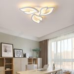 Lustră LED, Design Artistic și Elegant, Alb DM6553/3-WH – Iluminat Eficient pentru Spații Moderne