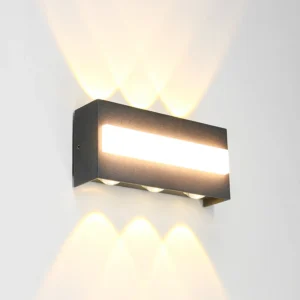 Aplica LED de perete, lumina calda, DM2160-3, Negru