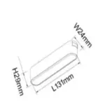 Banda LED Premium cu Sina Magnetică Aplicată, Lumina Neutră, 6W, S2, Negru – Iluminat sofisticat pentru orice decor.