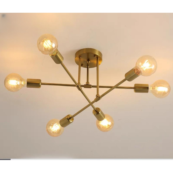 Lustră Modernă DM Living, Model DM-DC301/6 Auriu