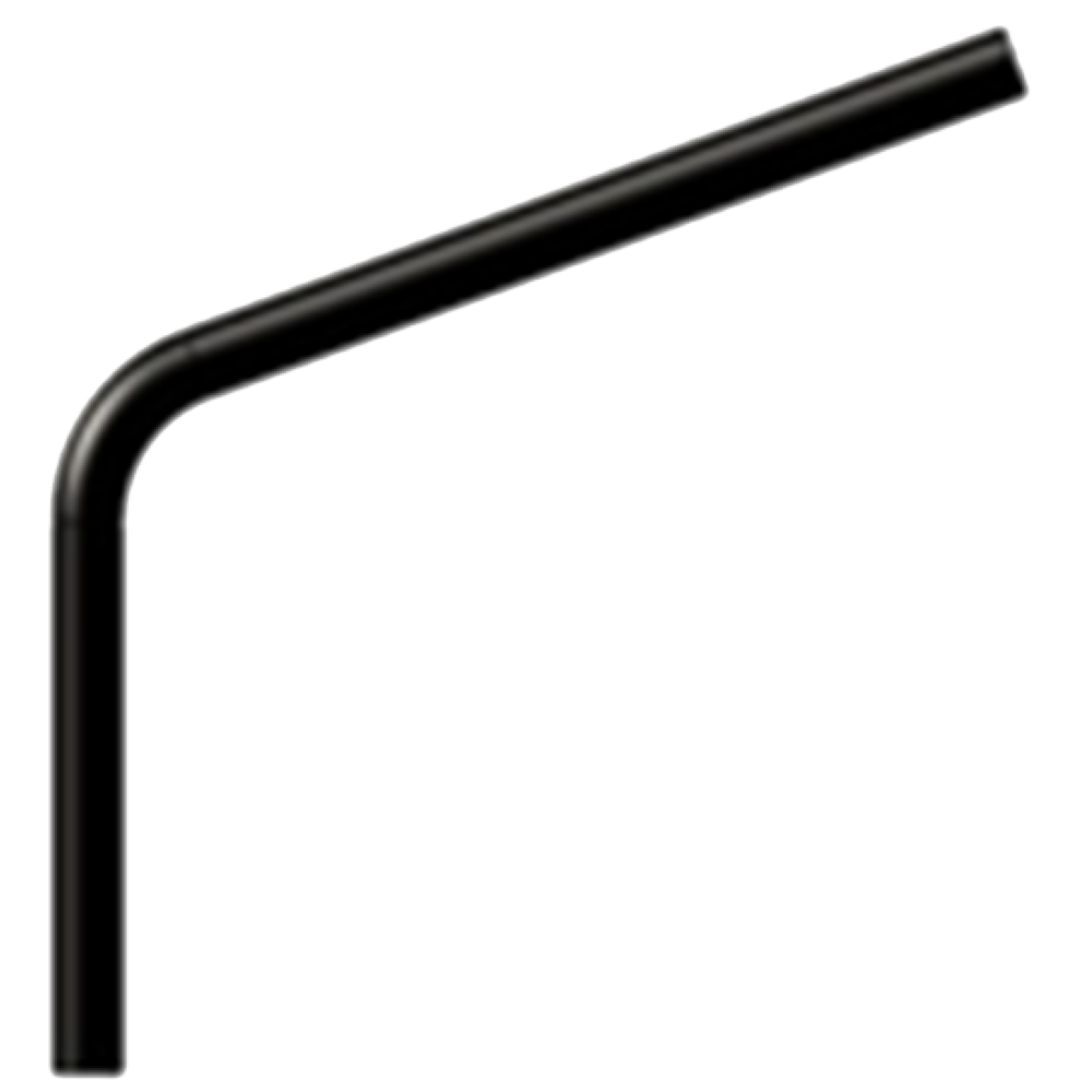 Brat D60mm 40+60cm 100cm, NEGRU, 120 grade