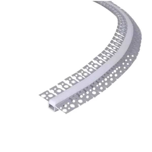Profil LED Incastrat Pentru Finisaj Glet, Flexibil, Lungime 2m, Latime 1.3cm